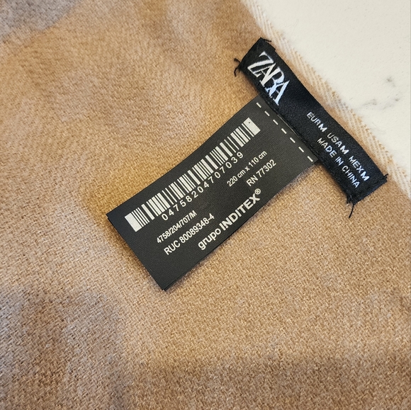 ZARA Scarf - Tan - Picture 3 of 4